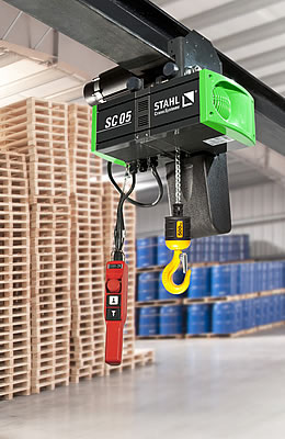 The brand new 2013 Stahl SC Chain Hoist